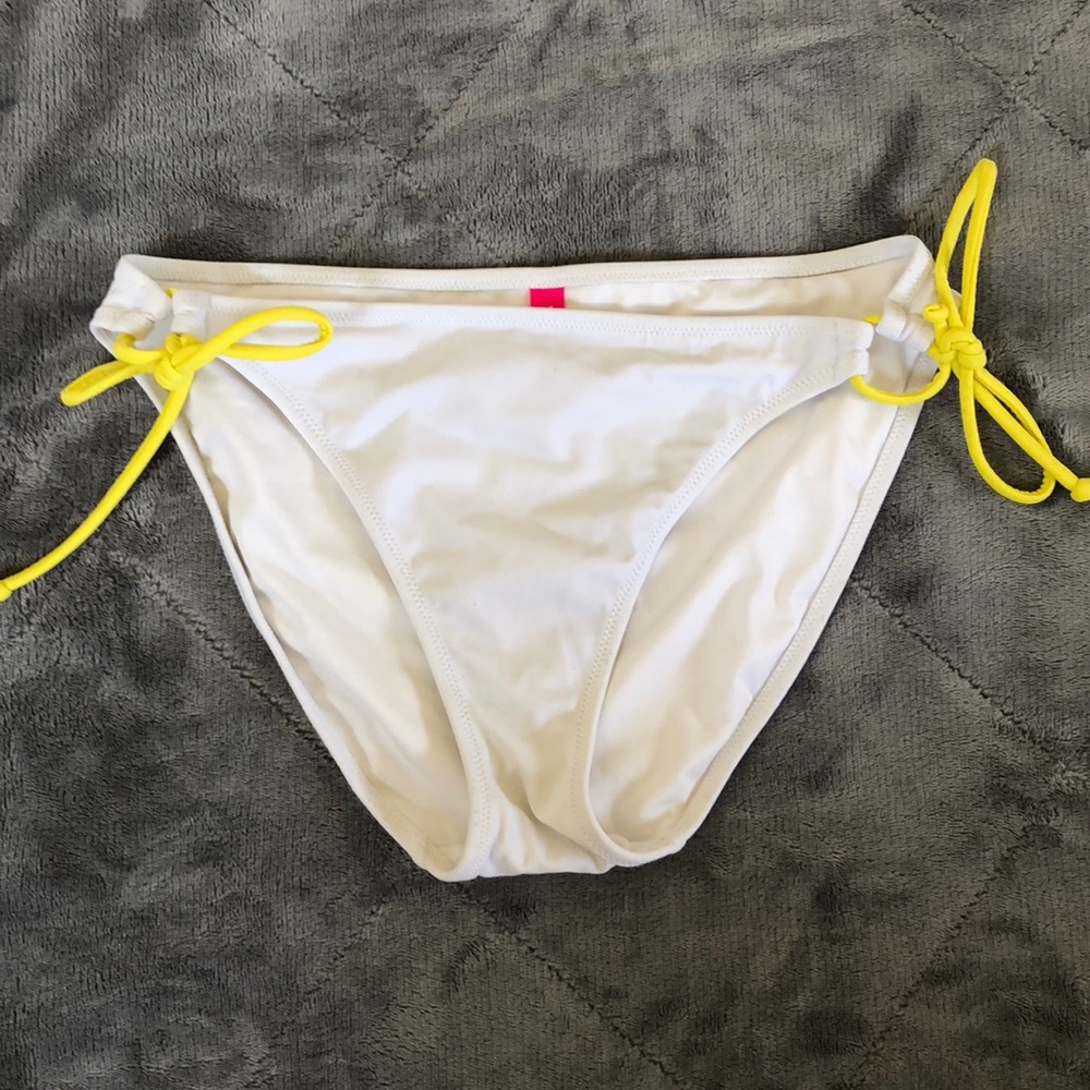 Victoria’s Secret white tie bottoms